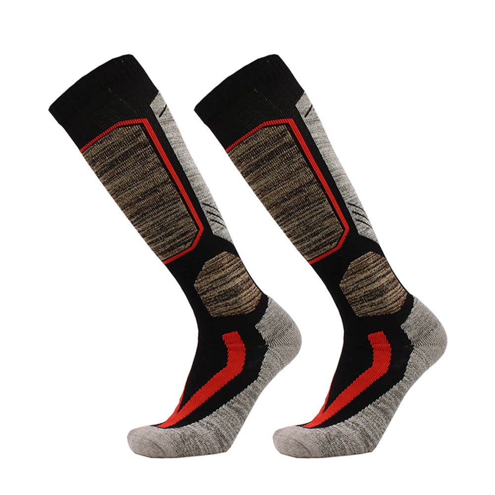 Thermal Thick Cotton Ski Socks High Knee Warm Unisex