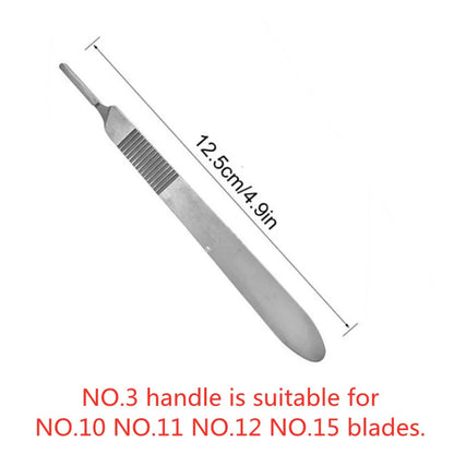 20-100pcs Top-Rated Carbon Steel Surgical Blades for DIY Phone Repair & Grooming NO.3 handle