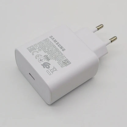 Samsung 45W Super Fast USB C Charger With 1.8M Type C Cable For Galaxy S24 S23 S22 S21 S20 Note 20 Ultra Z Flip And Fold Series