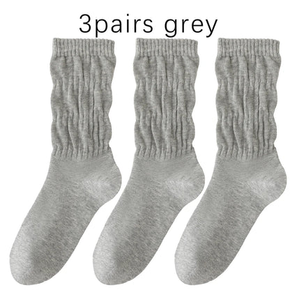 3 Pairs Antibacterial Breathable Seamless Socks Women