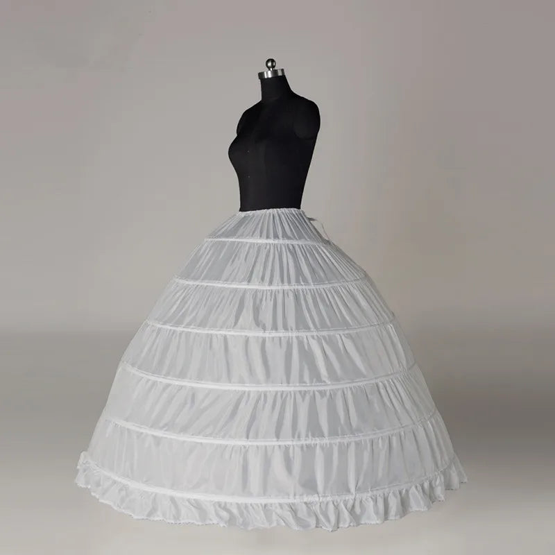 Elegant Bridal Crinoline Petticoat Underskirt for Ball Gown Dresses