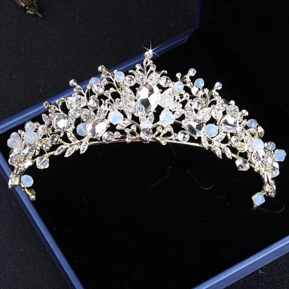 Luxury Bridal Crystal Heart Jewelry Set - Top-Rated Rhinestone Tiara, Choker & Earrings HG177BZEZ