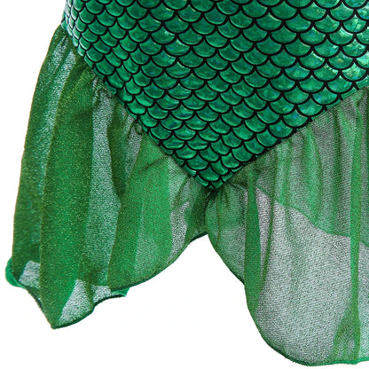 New Girl Dresses Princess Mermaid Cosplay Costume For Girls Dress Sets 03