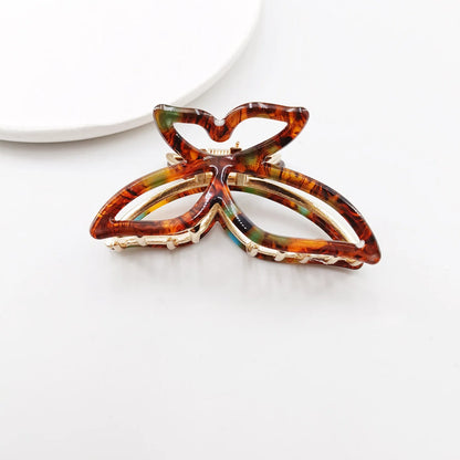Vintage Green Butterfly Hair Clips Women Retro Metal Hairpin Claw Fashion Hairgrips
