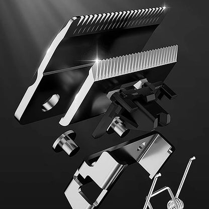 Cordless Professional Rechargeable Hair Trimmer For Men Adjustable Beard Clipper Lithium Ion Fast Charging Stainless Steel Blade