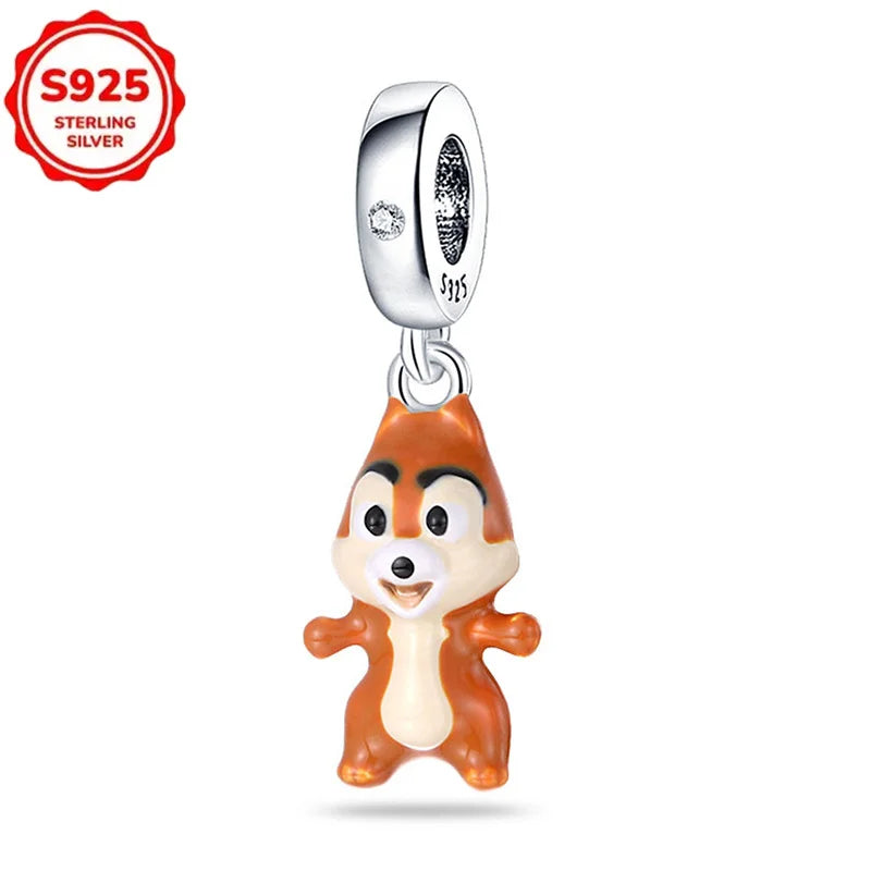 Disney 925 Sterling Silver Pixar Character Bead Charm