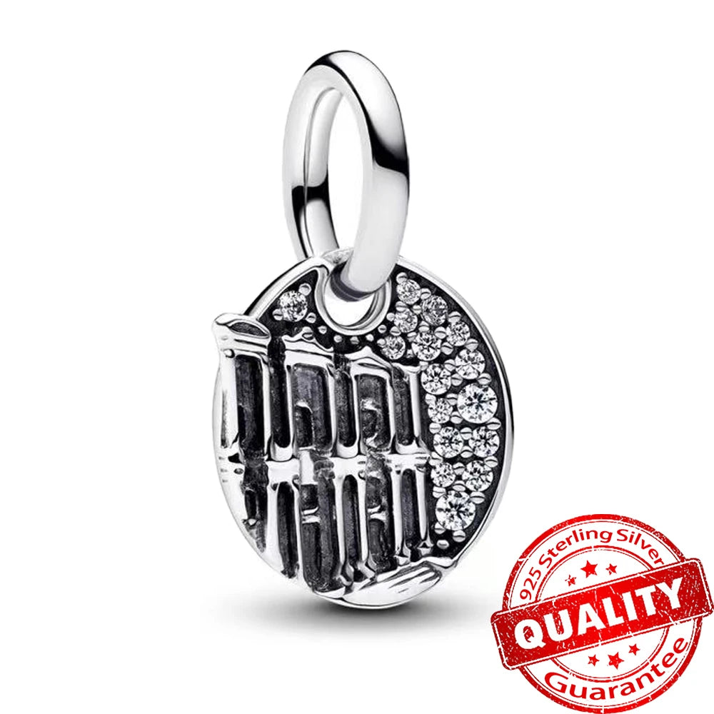 Elegant 925 Sterling Silver Ocean Themed Pendant Charm for Jewelry FCC514