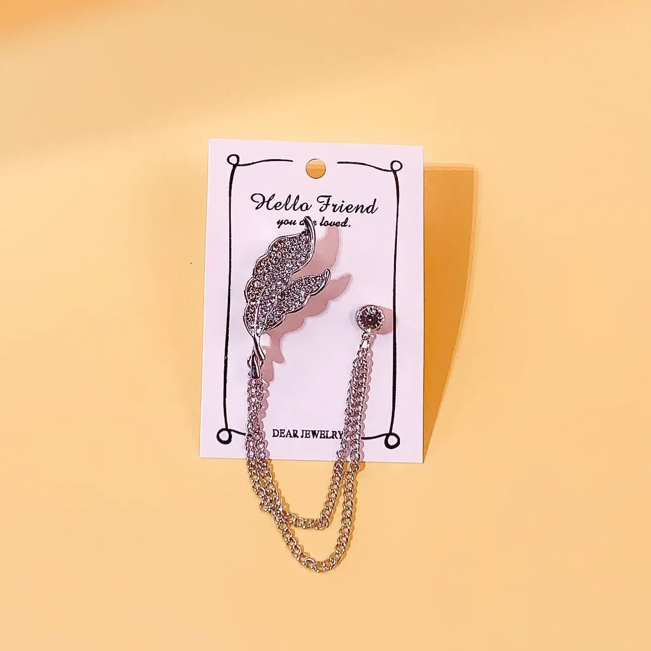 Men and Women Tassel Chain Suit Brooch Alloy Fashion Accessory H1337 6