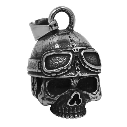 Viking Warrior Helmet Pendant Stainless Steel Eagle Cross Jewelry