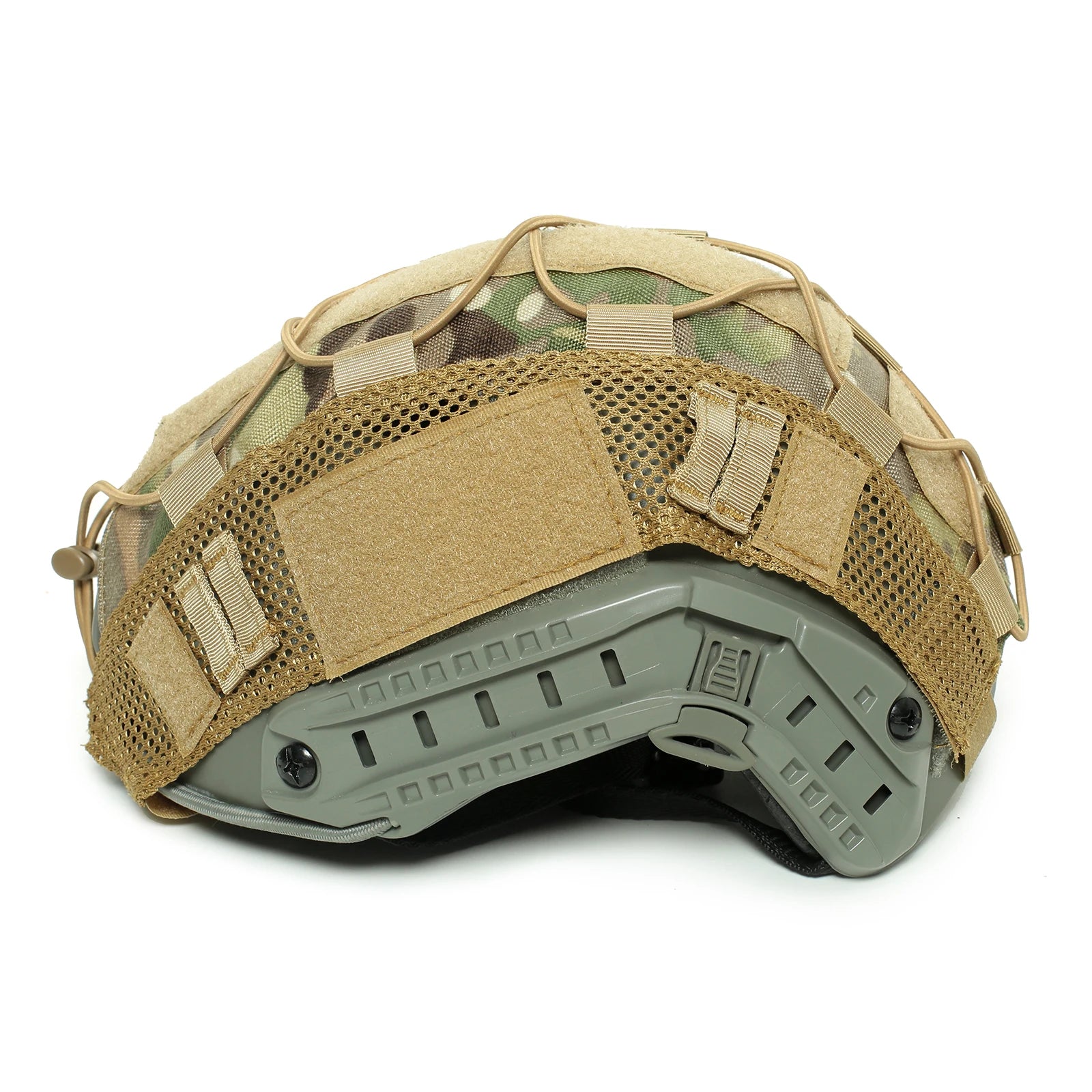 Tactical Helmet Cover for Fast Helmet Multi-Camo 1000D Black CHINA