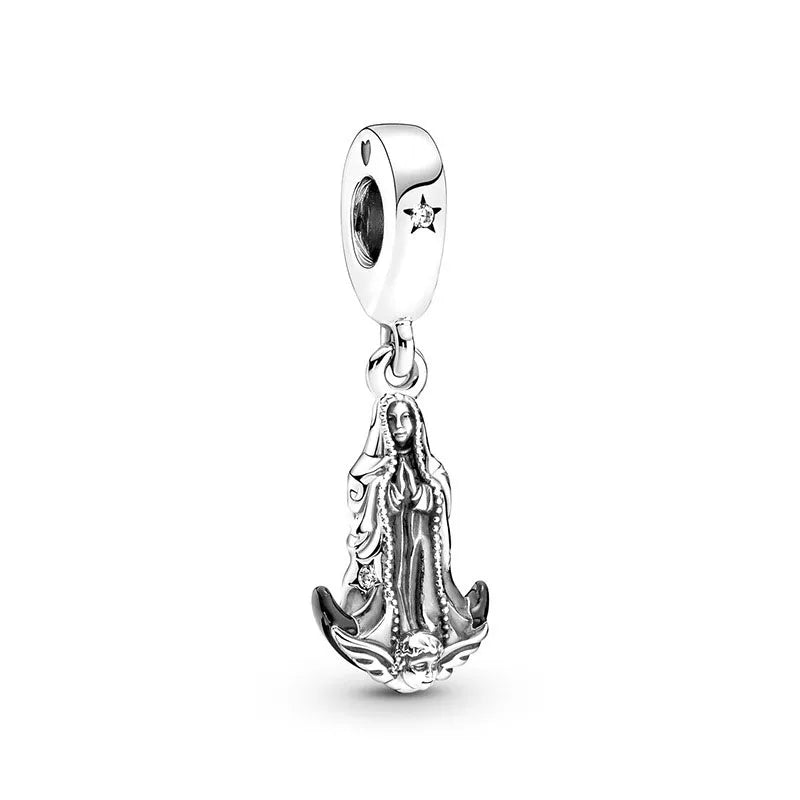 New 925 Silver Butterfly Bead Dinosaur Pendant for European Bracelets Exquisite DIY Jewelry
