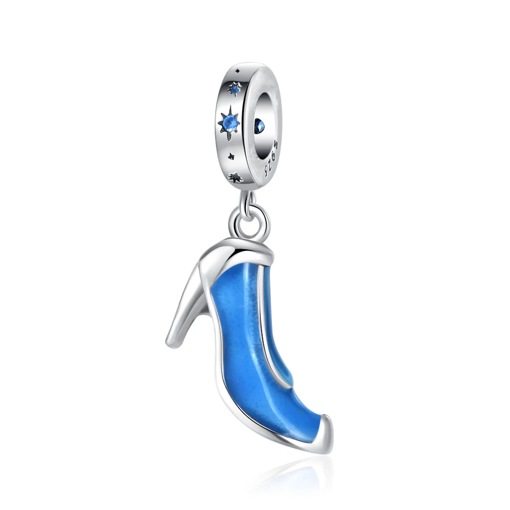 Mermaid Princess 925 Silver Dangle Charm Top Rated DIY Jewelry for Bracelets and Necklaces F860