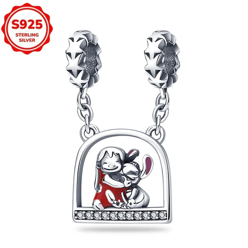 Disney 925 Sterling Silver Pixar Character Bead Charm