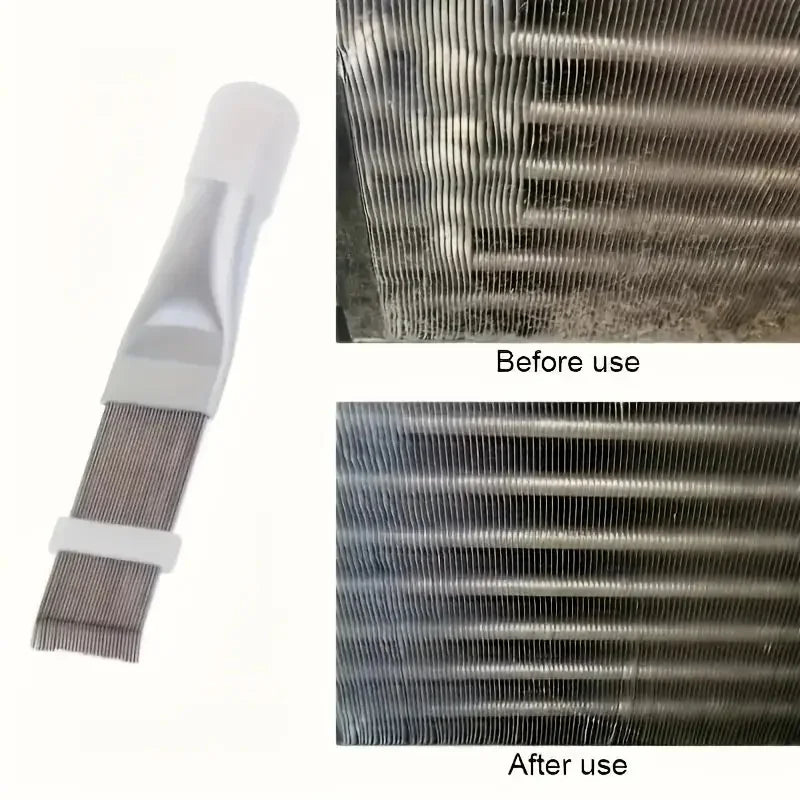 1Pc Stainless Steel Fin Comb Brush Cleaner For Air Conditioner