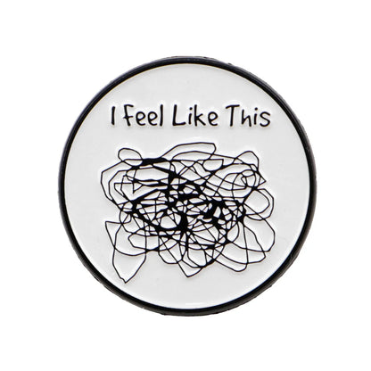Train Skeleton Enamel Pin Funny Quote Brooch Badge for Clothes Bags Yoga Jewelry Gift for Friends