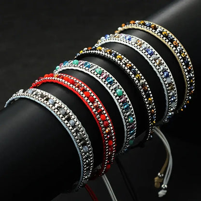 Bohemian Cord Chain Bracelet for Women - Beach Style Handmade Jewelry
