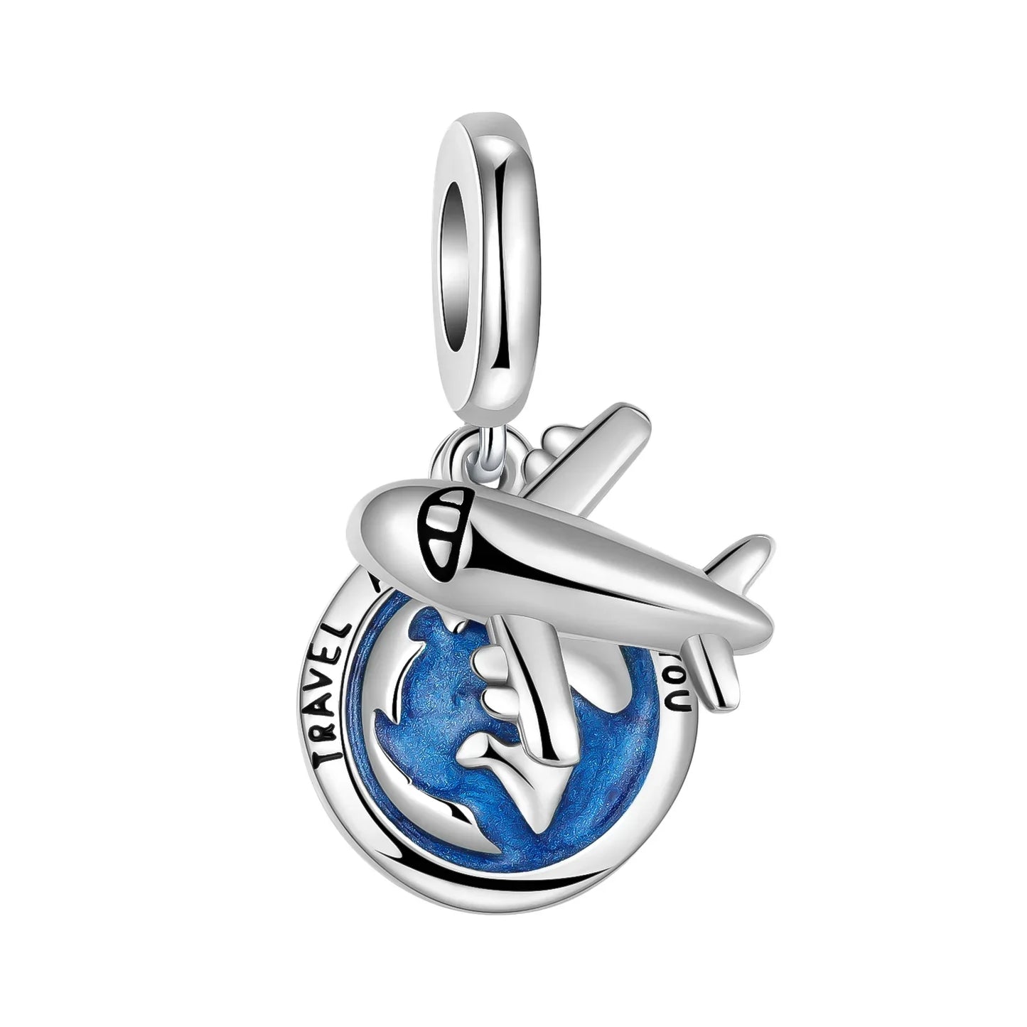 Sterling Silver Astronaut Planet Charms for Bracelets and Earrings SCR6024
