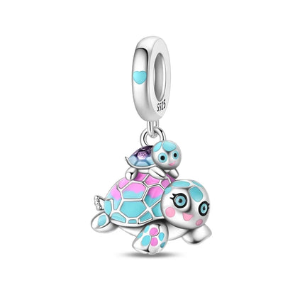 Sterling Silver Ocean-Themed Charm Pendant for Bracelets and Necklaces PAC1522
