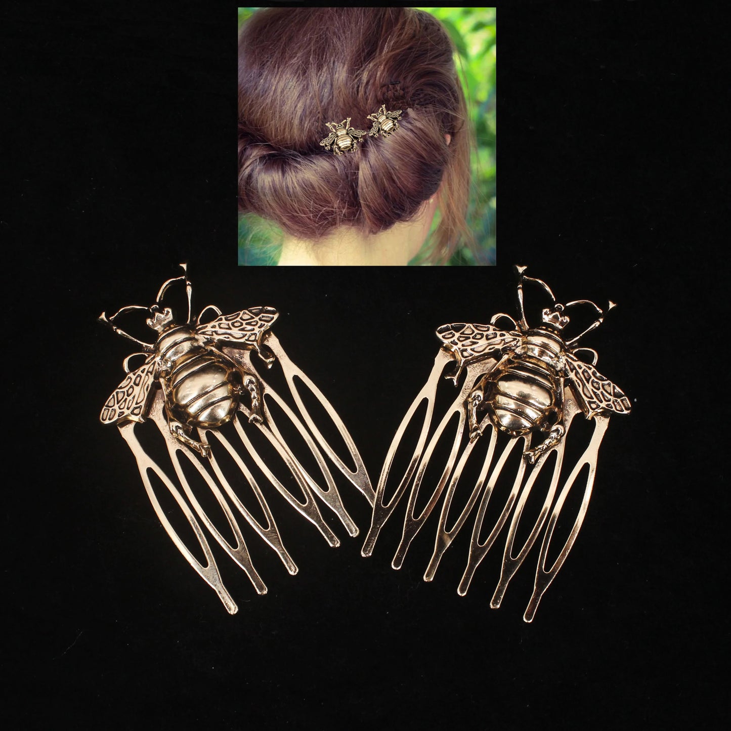 Elegant Essentials Metal Butterfly Hairpin - Stylish Hair Clips for Women