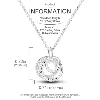 925 Sterling Silver Firefly Heart Zircon Pendant Necklace for Women Anniversary Birthday Gifts KTN008