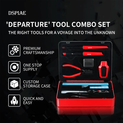 DSPIAE TC-S01 Multifunctional Departure Tool Combo Set for Precision Woodworking and DIY Projects