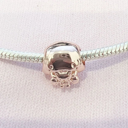 925 Silver Plated Rose Gold Blue Green DIY Beads Necklace