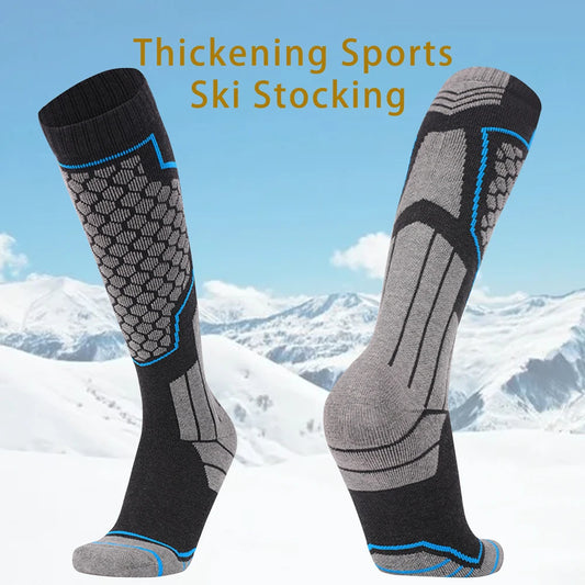 Thermal Winter Cotton Ski Socks For Men Women Thick
