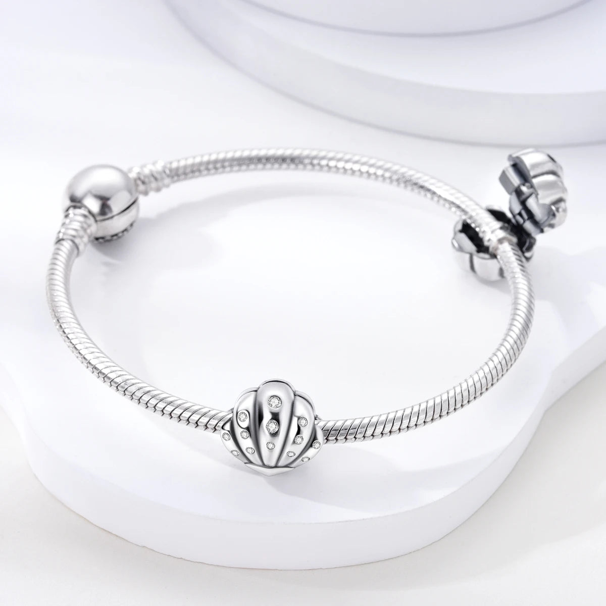 925 Sterling Silver Sea Turtle Dangle Charm For Bracelet
