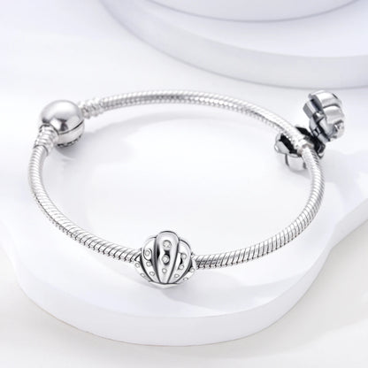 925 Sterling Silver Sea Turtle Dangle Charm For Bracelet