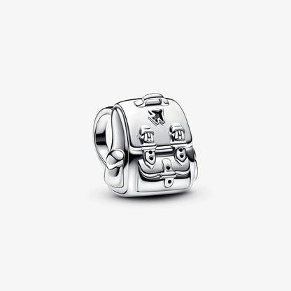 Romantic 925 Sterling Silver Lipstick Charm Pendant with Zircon for Womens Bracelets Necklaces DIY Jewelry Gift