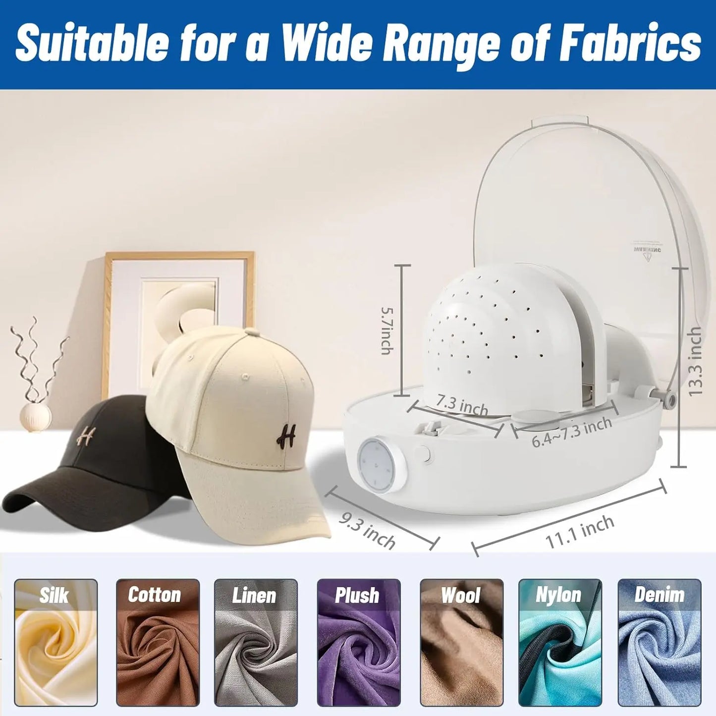 Automatic Cap Care Machine for Iron and Dry Restore Hats