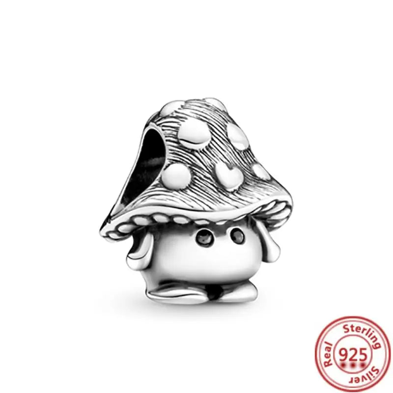 Sterling Silver Animal Charm Beads for Bracelets Featuring Unicorns, Squirrels, Elephants, Owls, Cats, Dogs, Lions, Bears and Rabbits Y714