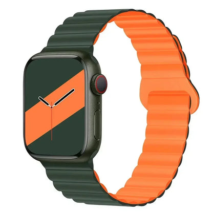 New 2025 Liquid Silicone Magnetic Band For Apple Watch