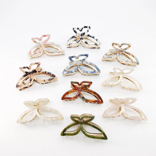 Vintage Green Butterfly Hair Clips Women Retro Metal Hairpin Claw Fashion Hairgrips
