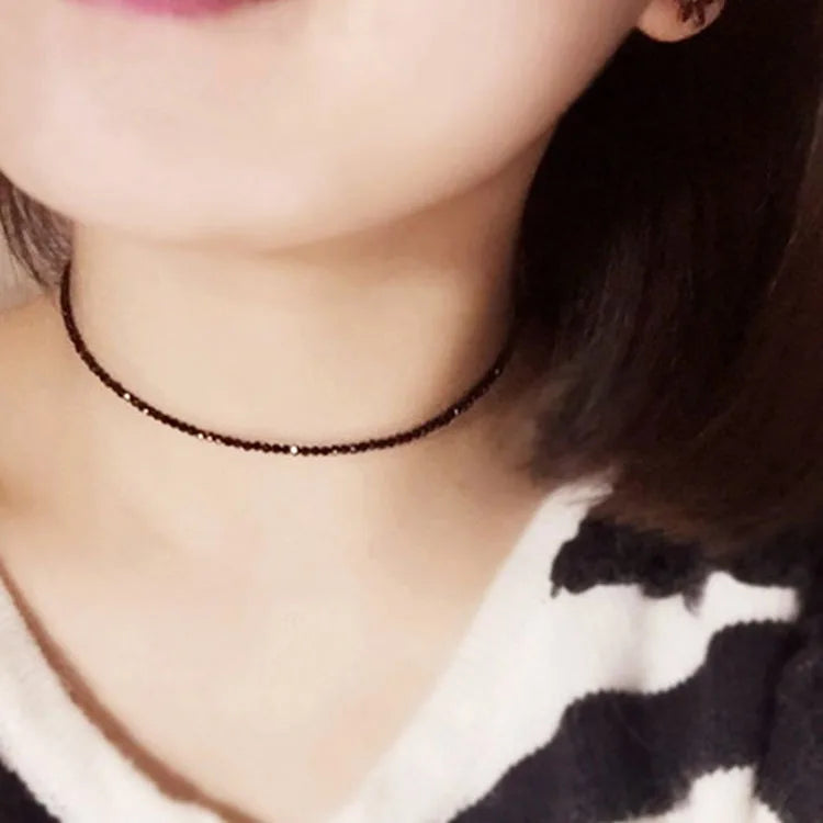 Elegant Black Beads Choker Necklace for Women - Top-Rated Party Jewelry by Fashion Brand