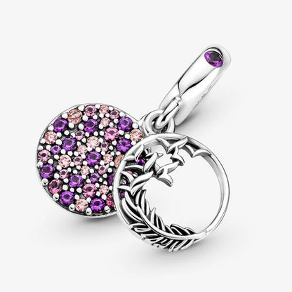 925 Sterling Silver Loving Grandma Family Tree Charm