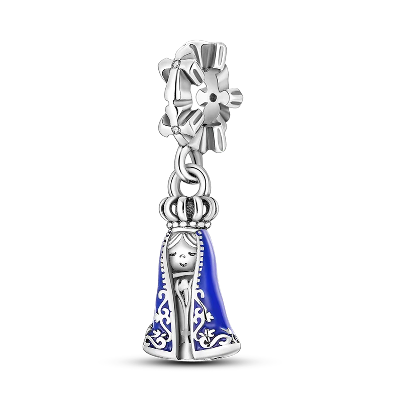 Pink Butterfly Luminous Firefly Dangle Charms 925 Sterling Silver Beads for DIY Jewelry KTC394