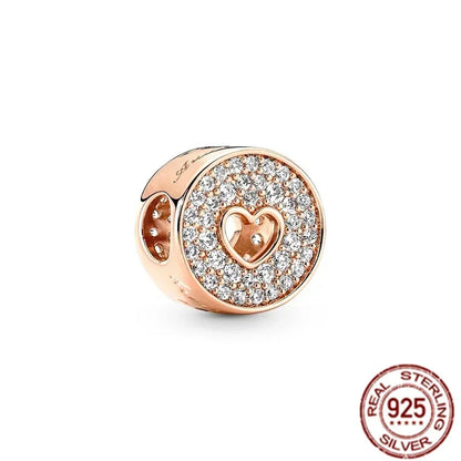 Original 925 Sterling Silver Ocean Pearl Shell Octopus Charm Bead Jewelry Set for Summer Romantic Style