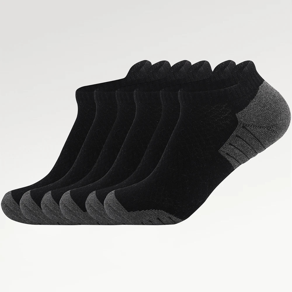3 Pairs Cotton Thickened Sports Socks Breathable 35 To 50