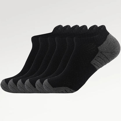 3 Pairs Cotton Thickened Sports Socks Breathable 35 To 50