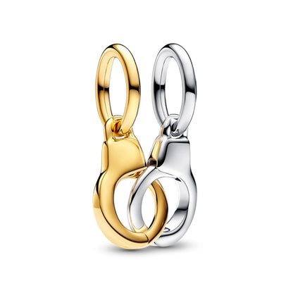 Luxury Sterling Silver Moon Sun Charm for Bracelets and Necklaces