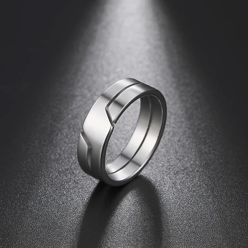 Stainless Steel Couple Ring Top Rated Customer Favorite Jewelry