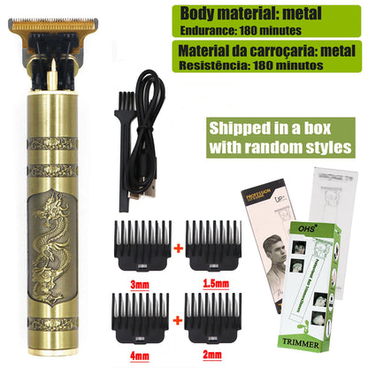 OHS T9 Cordless Electric Hair Clipper and Shaver for Men Fast Charging Floating Head Trimmer Waterproof Razor for Home and Travel
