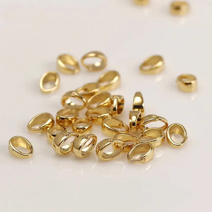 20Pcs Brass Snap on Bail for Pendant and Jewelry Making Supplies
