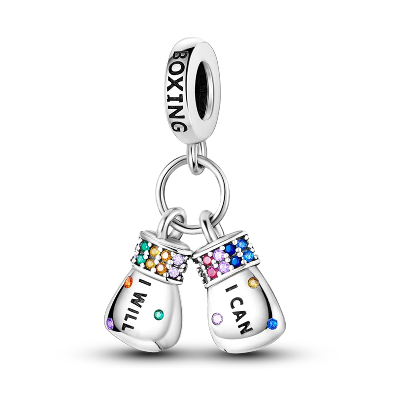 925 Sterling Silver Charm Bead Bracelet for Smartwatch and DIY Jewelry KTC587