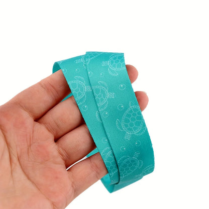 Green Turtle Neck Strap Lanyard for Mobile Phones and Keychains