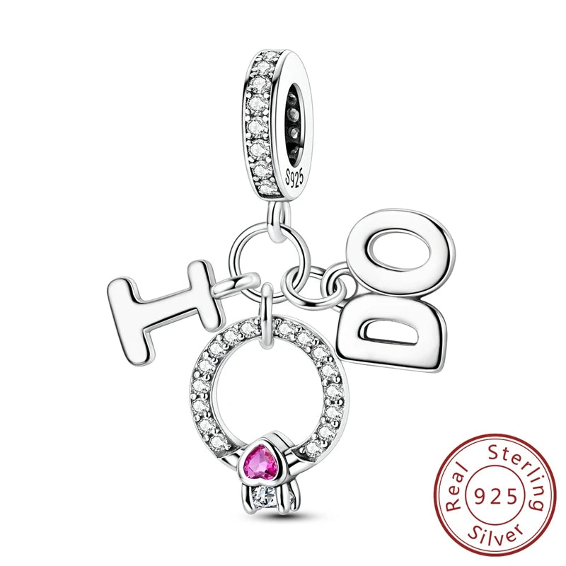 Elegant 925 Sterling Silver Turtle Pendant Beads for Bracelets KSC413