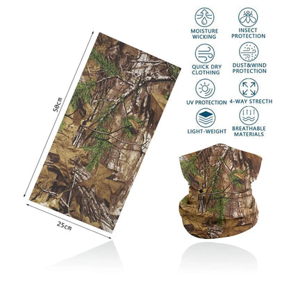 Camo Hunting Tactical Magic Bandana Camouflage Neck Gaiter CM169 25X50cm CHINA