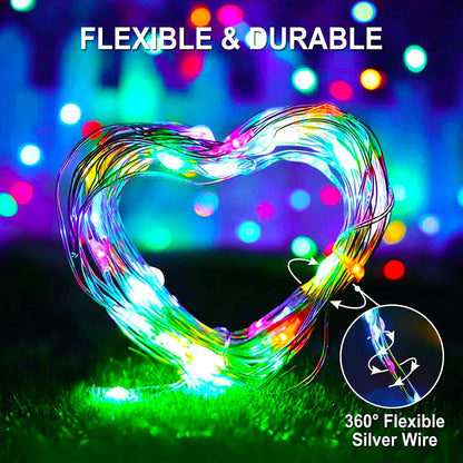 300LED Solar String Lights Outdoor Waterproof Fairy Lights