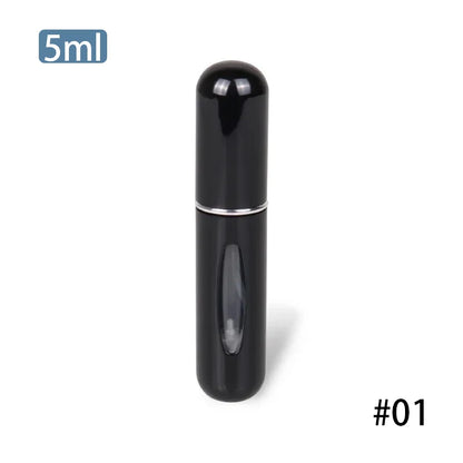 Mini Perfume Atomizer 5ml Refillable Travel Spray Bottle Portable Cosmetic Dispenser